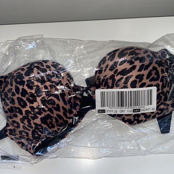 Victoria's Secret push up bra sexy leo print - Picture 2 of 5